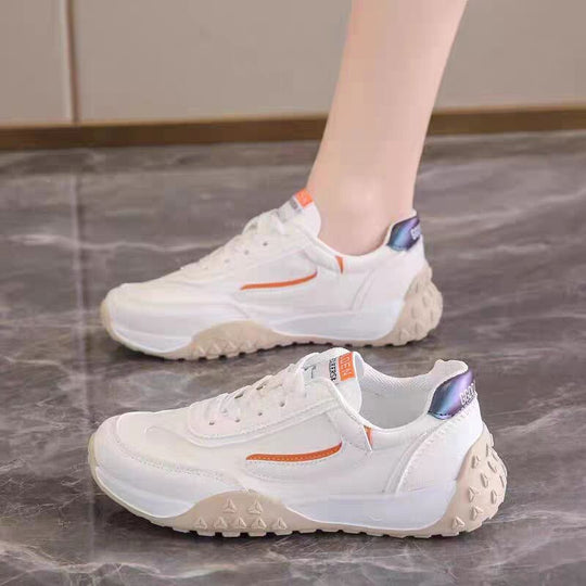 Damen Sportliche Sneaker mit rutschfester Sohle und atmungsaktiver Obermaterialstruktur EB
