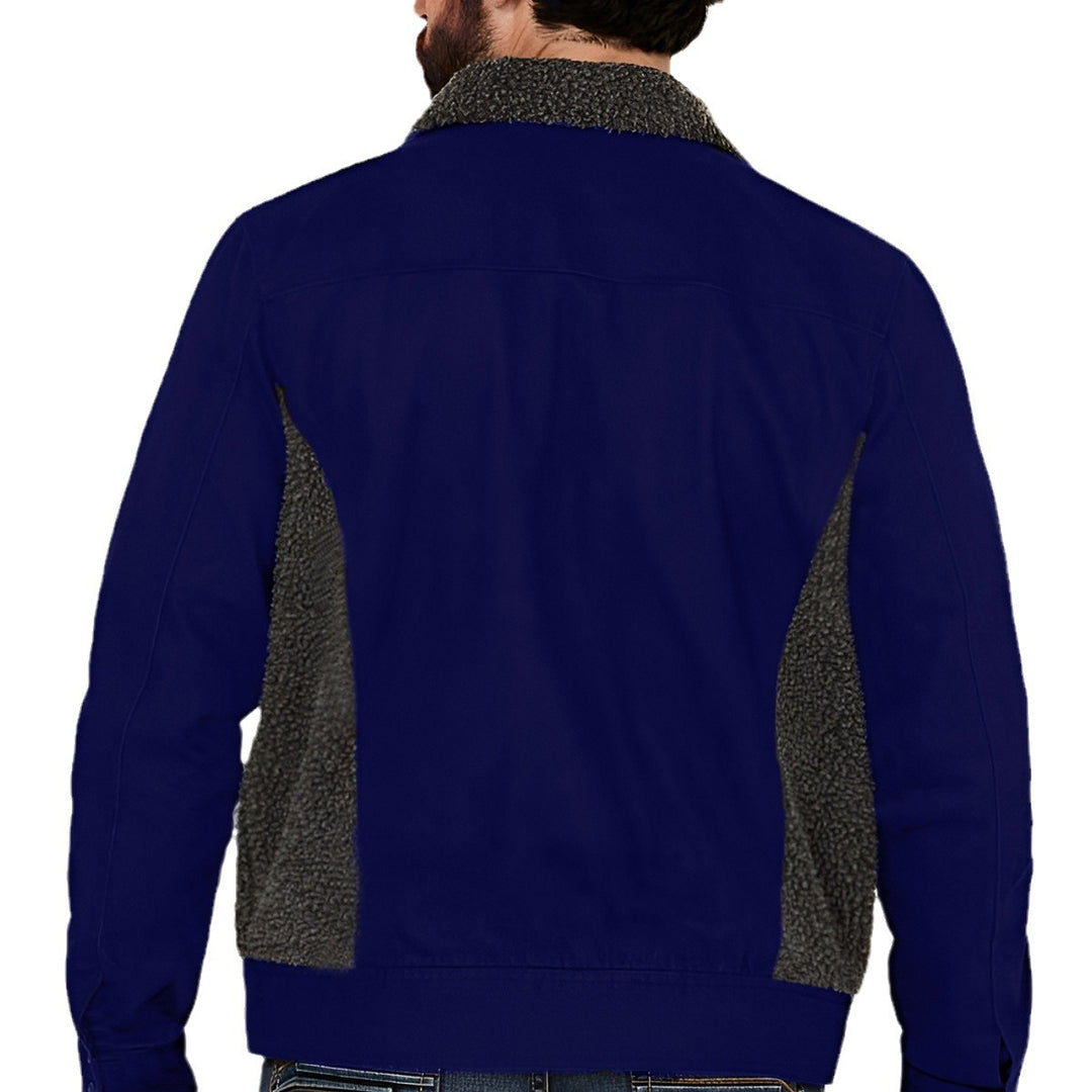 Herren etwas übergroße Jacke mit weichem Futter und praktischen Taschen EB
