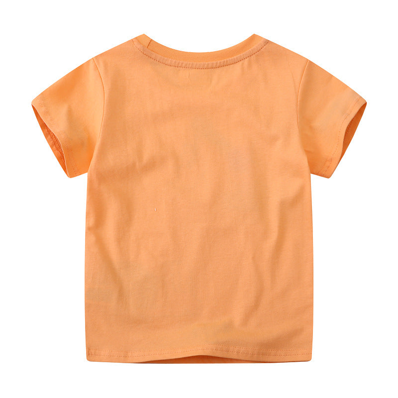 Kinder T-Shirt mit originellem Baustellenmotiv EB