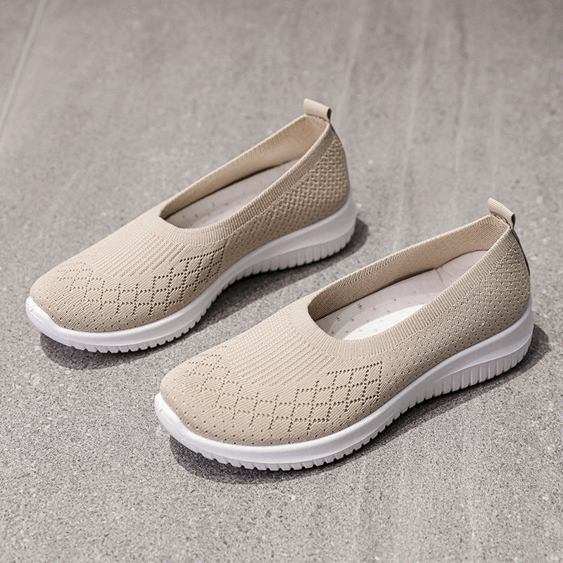 Damen elegante und flexible Slip-On Sneakers EB