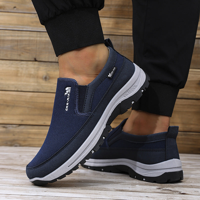 Damen Atmungsaktive Slip-On Freizeitschuhe mit rutschfester Sohle EB 1769657683