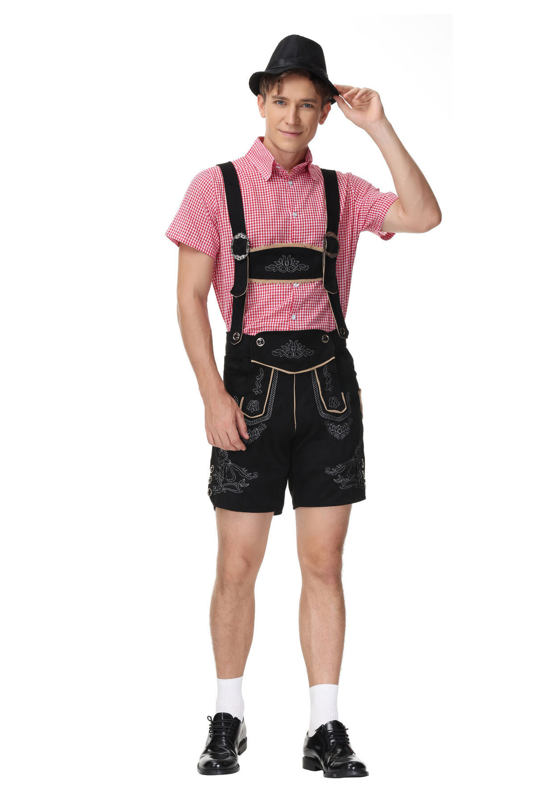 Herren Stilvolles Trachten-Outfit mit aufwändigen Stickereien und modernen Akzenten EB