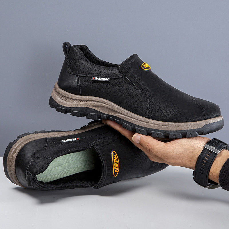 Herren Komfortable rutschfeste Slipper mit stoßdämpfender Sohle EB