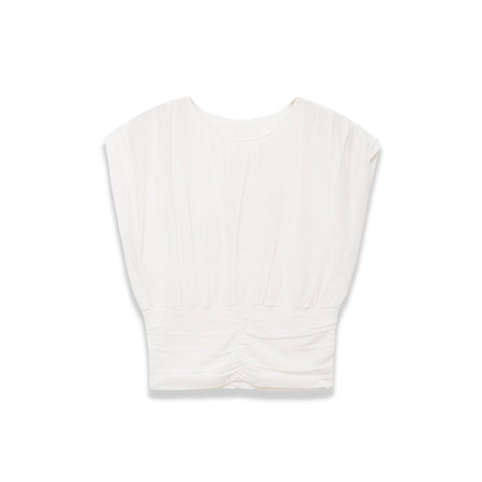 Damen modisches Oversize-Top mit raffiniertem Bund EB