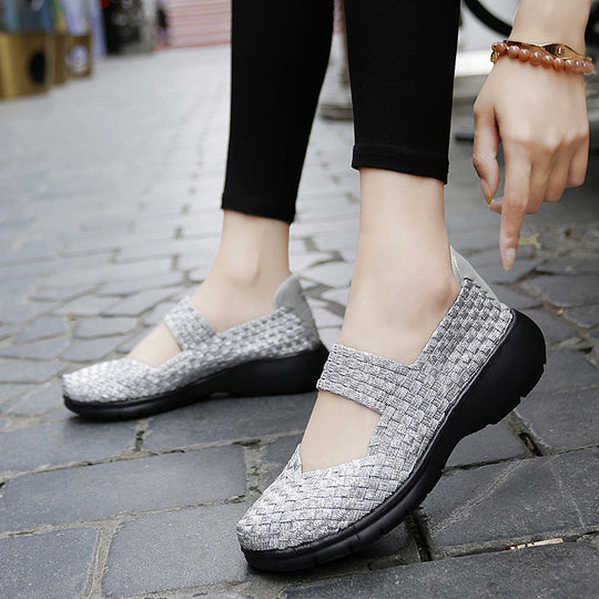 Damen Komfortable Ballerinas mit flexiblem Design und rutschfester Sohle EB
