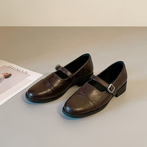 Damen Elegante Mokassins mit dekorativem Riemchen EB