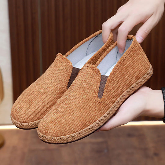 Damen Bequeme und weiche Slip-On Schuhe aus hochwertigem Material EB