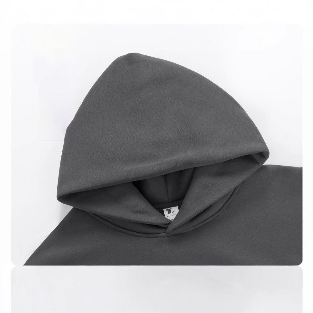 Unisex nan klassischer Kapuzenpullover mit Kängurutasche und weichem Baumwollfleece EB