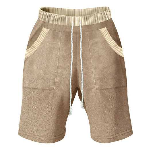 Herren Freizeit-Shorts mit elastischem Bund und praktischen Seitentaschen EB
