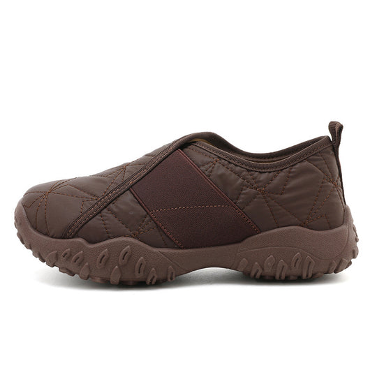 Damen Bequeme Slip-On Sneakers mit rutschfester Sohle und atmungsaktivem Obermaterial EB