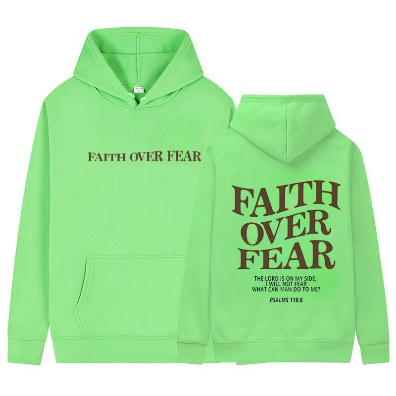 Damen Kapuzenpullover mit inspirierendem Schriftzug und hochwertiger Baumwolle EB