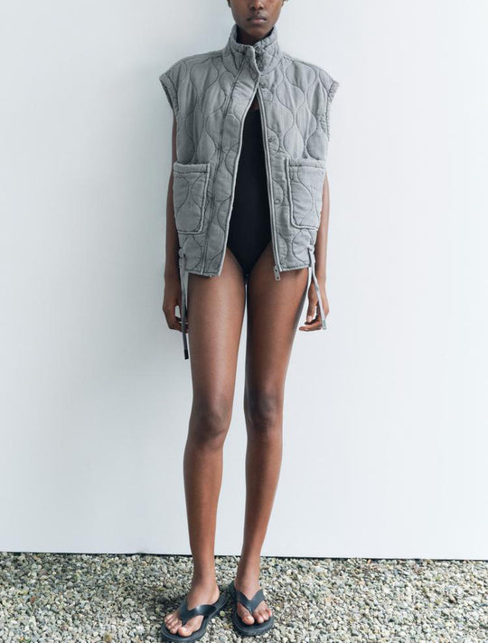 Damen Weste mit Steppdesign EB