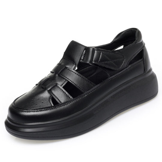 Damen Komfortable Sandalen mit verstellbarem Klettverschluss und atmungsaktivem Obermaterial EB