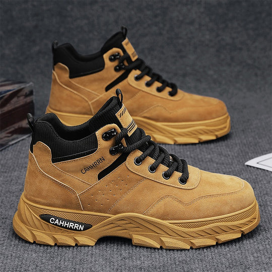 Herren robuste Freizeit-Wanderschuhe mit atmungsaktivem Obermaterial und rutschfester Sohle EB