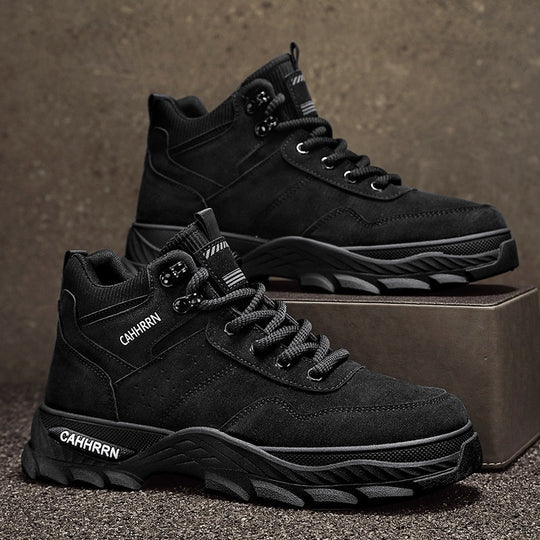 Herren robuste Freizeit-Wanderschuhe mit atmungsaktivem Obermaterial und rutschfester Sohle EB