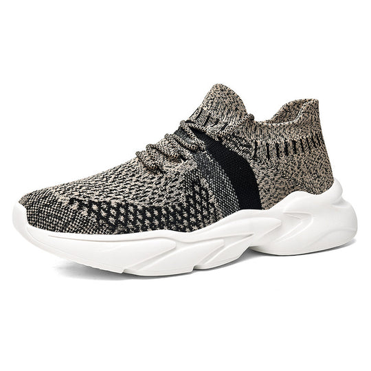 Damen High-Top Sportsneaker mit elastischem Strickdesign EB