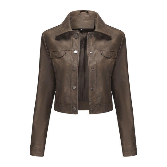 Damen modische kurz geschnittene jacke EB