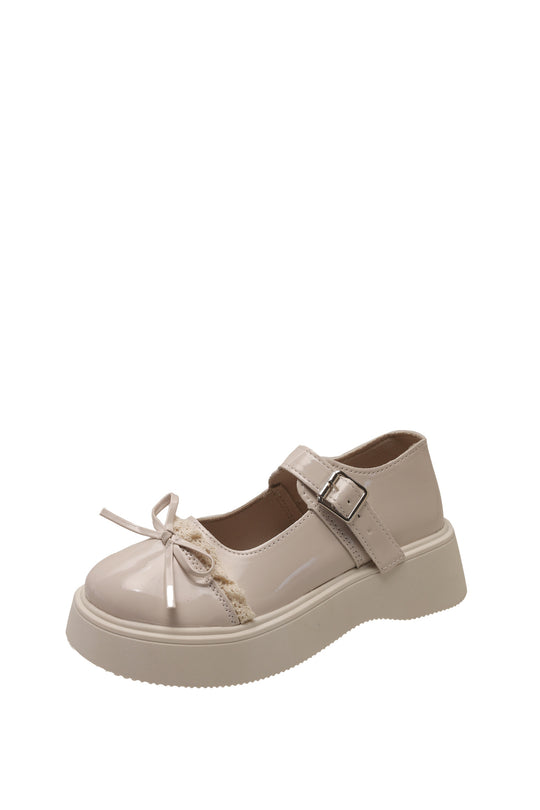 Damen Komfortable Slipper mit elegantem Riemendesign und modischer Schleife EB