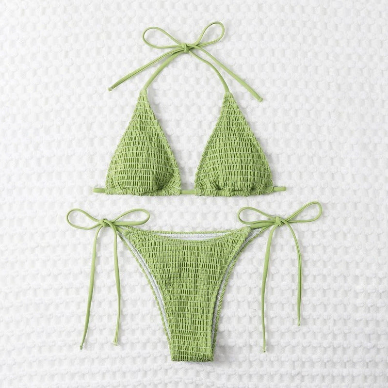 Damen Raffiniertes Wickel-Bikini-Set EB