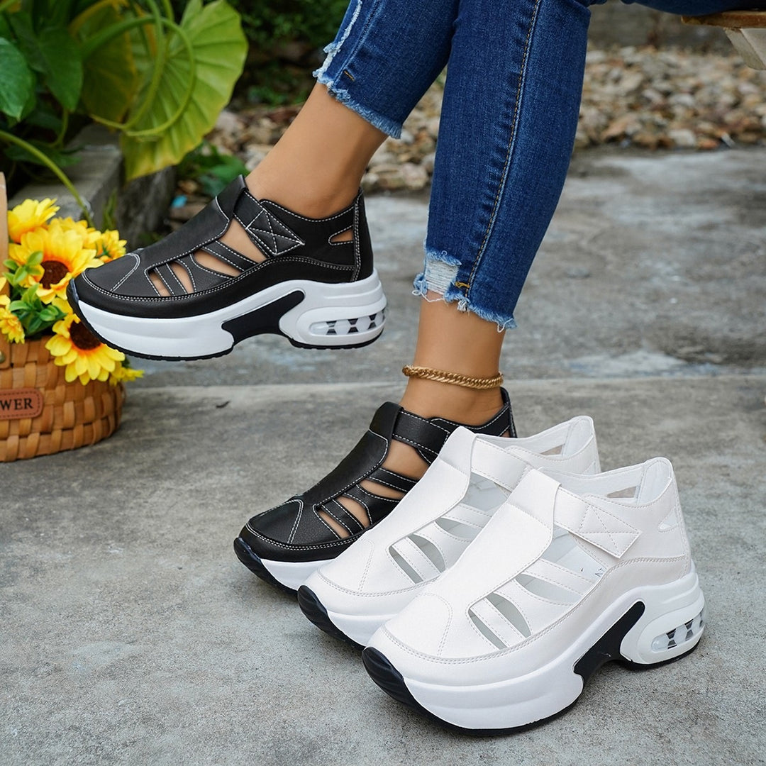 Damen Komfortable Sport-Sneaker mit atmungsaktiver Oberkonstruktion EB