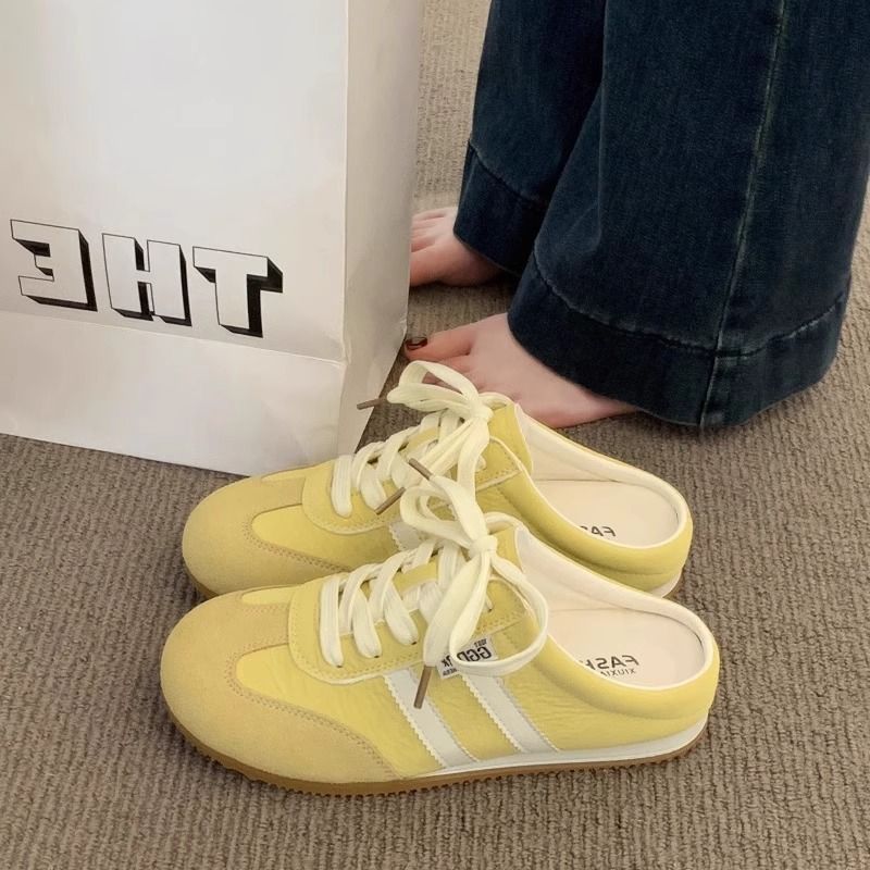 Damen Slip-On Sneakers mit leichtem Design und praktischer Schnürung EB