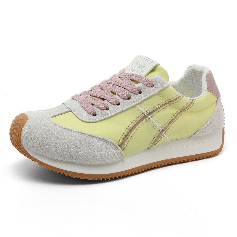 Damen modische Sneakers mit flexibler Laufsohle und stylishem Obermaterial EB