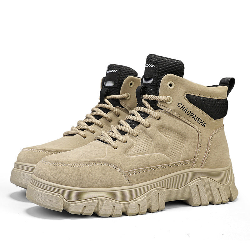 Damen Outdoor High-Top Sneakers mit rutschfester Sohle und atmungsaktivem Obermaterial EB
