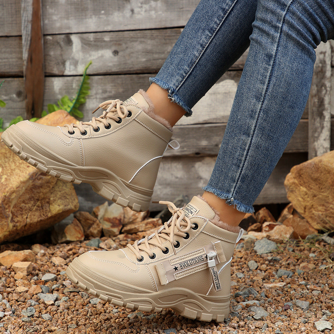 Damen Winterstiefel mit kuscheligem Innenfutter und robustem Sohlenprofil EB