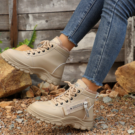 Damen Winterstiefel mit kuscheligem Innenfutter und robustem Sohlenprofil EB