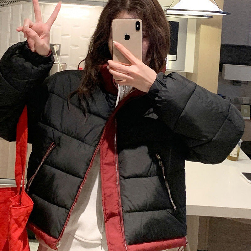 Damen Kurze, wattierte Freizeitjacke mit seitlichen Reißverschlusstaschen EB