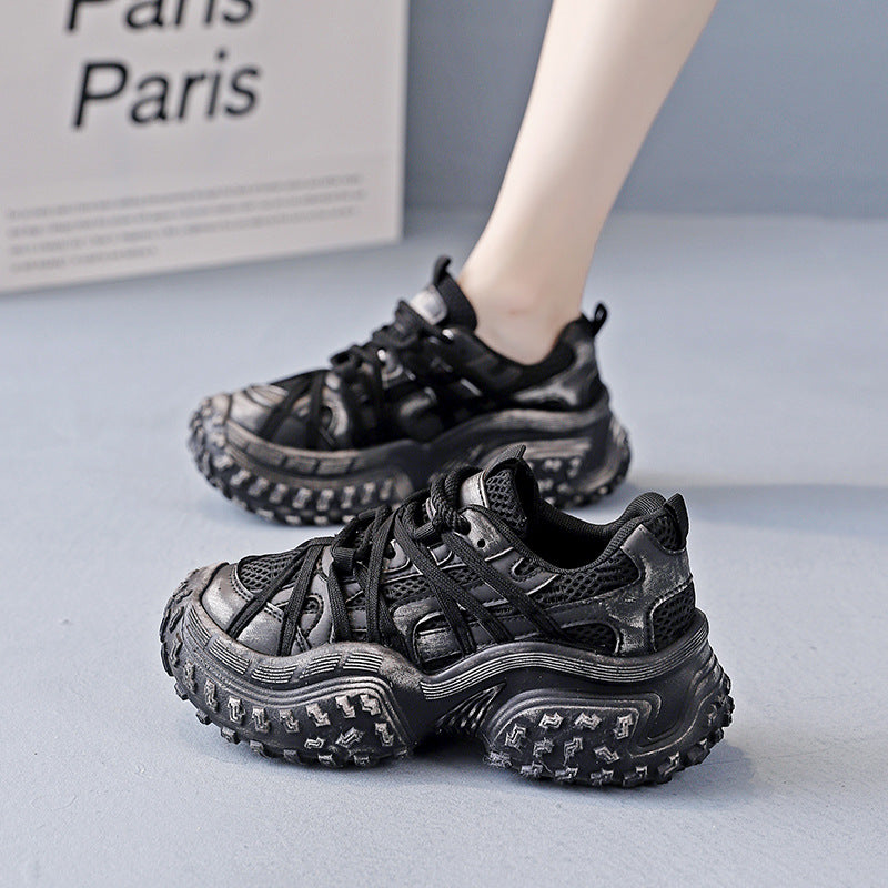 Damen Sportliche Freizeitsneaker mit innovativem Schnürsystem und rutschfester Sohle EB