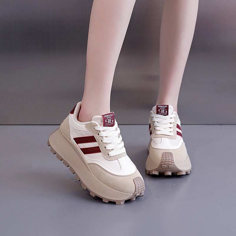 Damen Plateausneaker mit moderner Designästhetik und hohem Tragekomfort EB