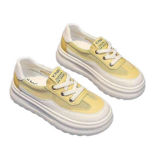 Damen Modische Sneaker mit dickem Sohlenprofil EB