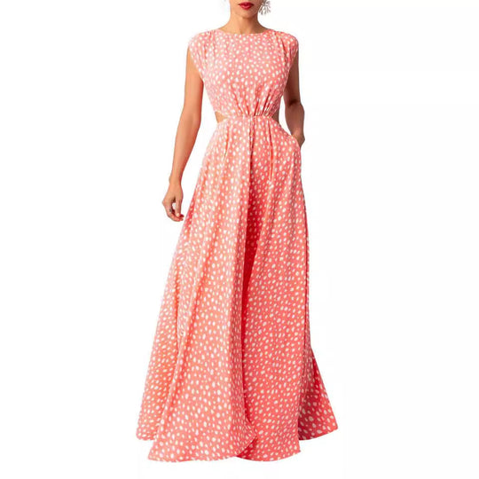 Damen Maxikleid mit unverwechselbarem Schnitt und elegantem Design EB