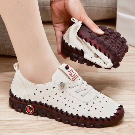 Damen Atmungsaktive Freizeitschuhe mit rutschfester Sohle und bequemem Fersenbereich EB
