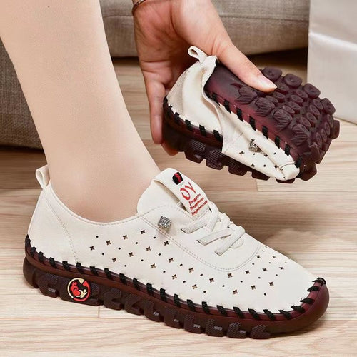 Damen Atmungsaktive Freizeitschuhe mit rutschfester Sohle und bequemem Fersenbereich EB