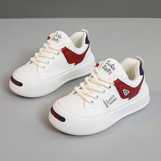 Damen Sneakers mit modischem Design und erhöhter Plateau-Sohle EB