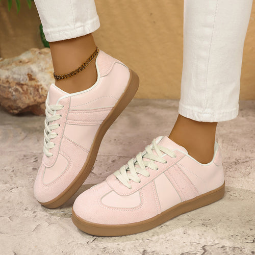 Damen Sneakers im modernen Retro-Design mit weicher Sohle und atmungsaktivem Obermaterial EB