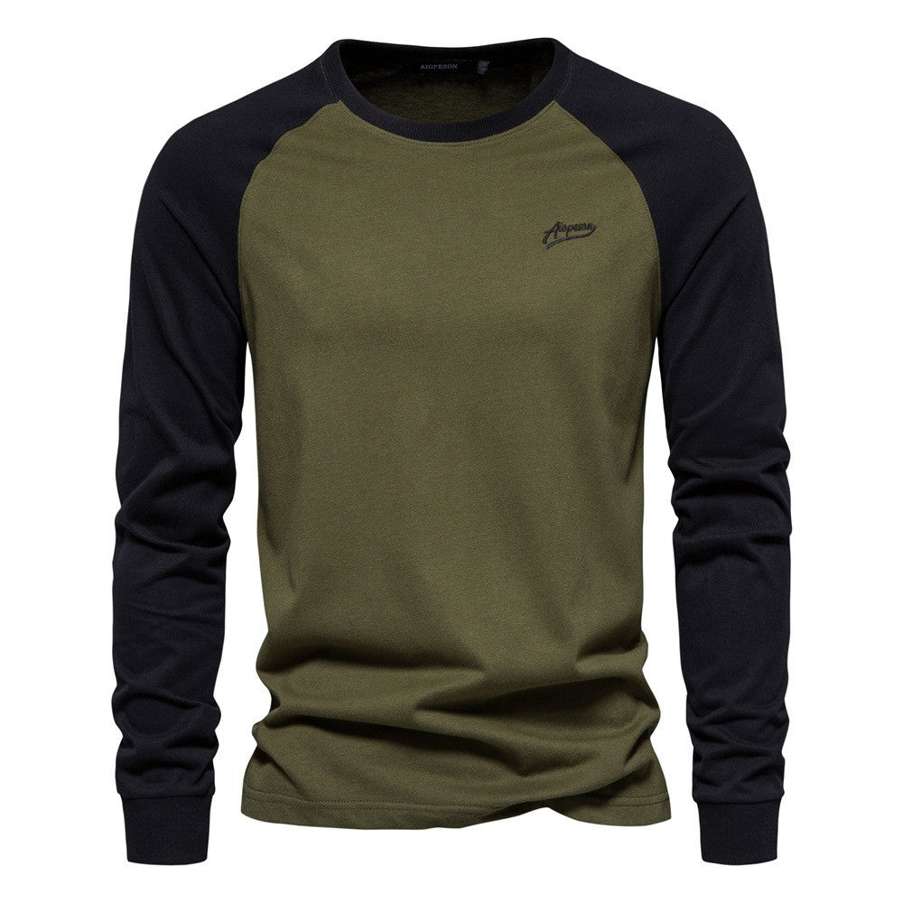 Herren Langarmshirt mit markantem Raglan-Design EB