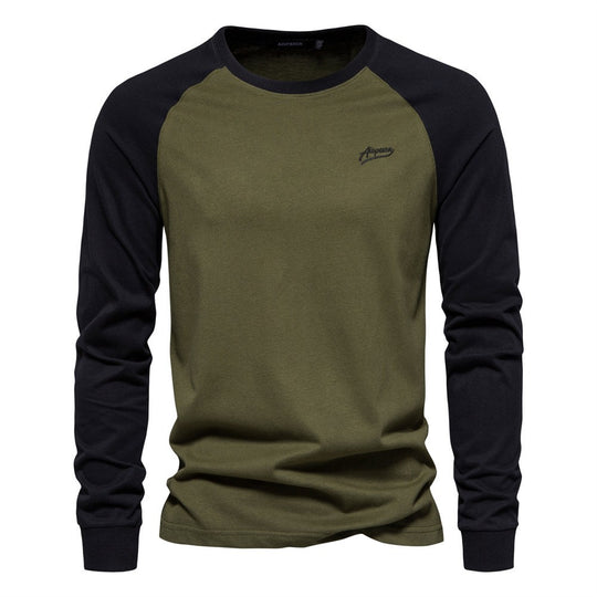 Herren Langarmshirt mit markantem Raglan-Design EB