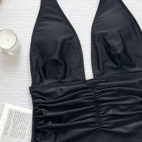 Damen Eleganter Monokini mit Raffungen EB