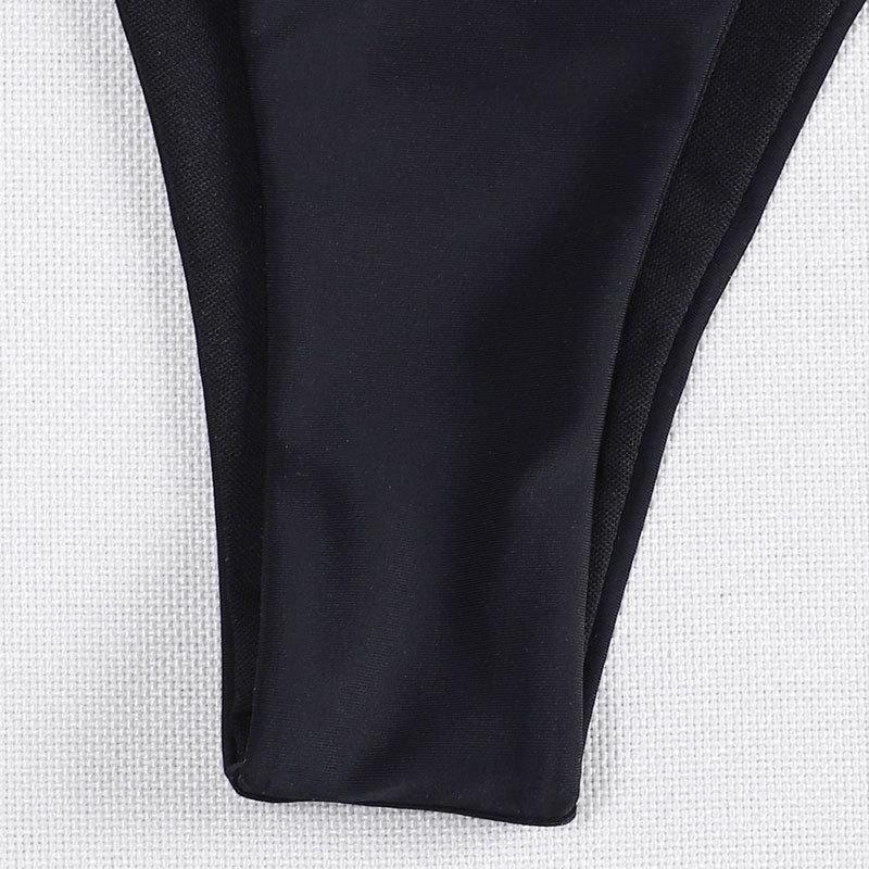 Damen Bikini-Höschen mit verstellbaren Bändern und elegantem Ring-Detail EB