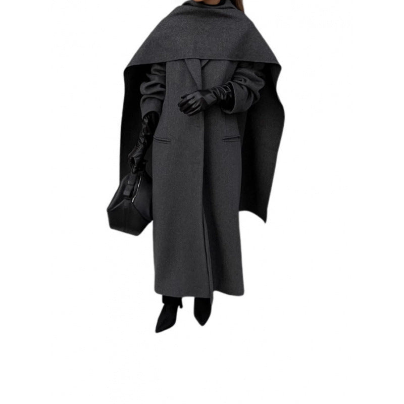 Damen Übergroße Mantel-Wrap EB