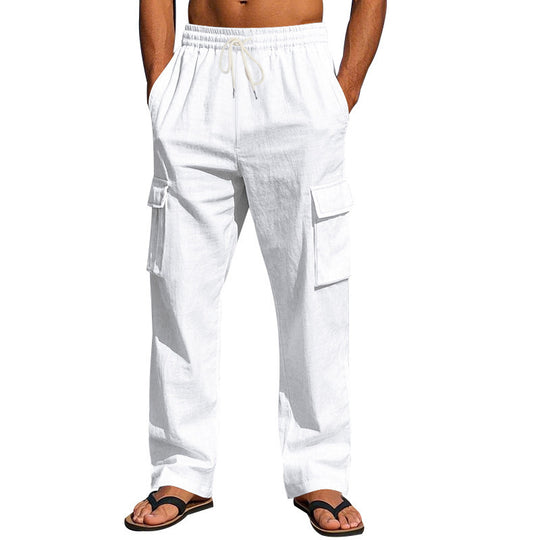 Herren Cargo-Hose mit verstellbarem Bund und praktischen Seitentaschen EB