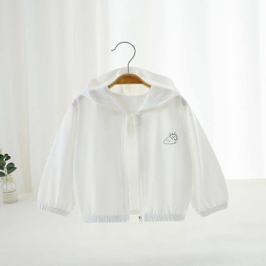 Unisex nan leichte atmungsaktive Kapuzen-Zip-Jacke mit elastischen Bündchen EB