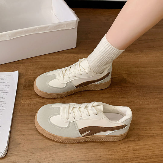 Damen Komfortable Sneakers mit klassischer Silhouette und rutschfester Laufsohle EB