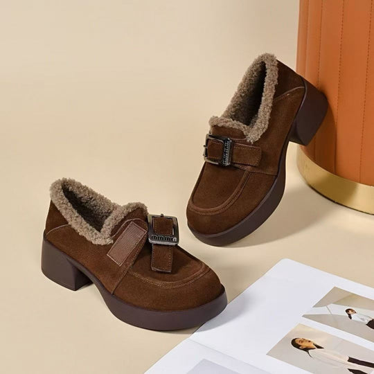 Damen Komfortable und modische Clogs mit kuscheligem Innenfutter EB