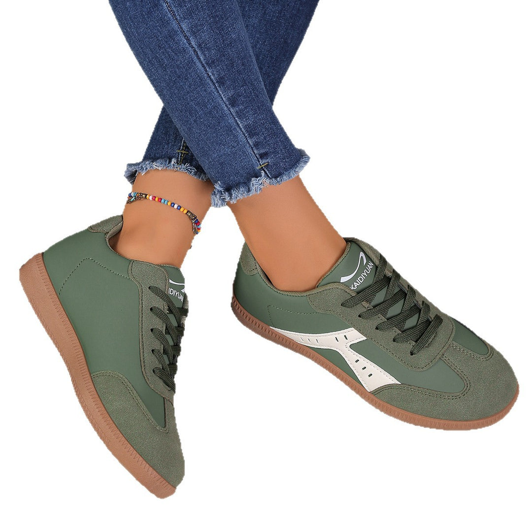 Damen Sneakers im Vintage-Look mit atmungsaktivem Obermaterial und rutschfester Sohle EB
