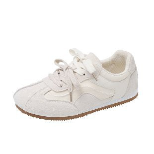 Damen Sportliche Sneakers mit strukturiertem Obermaterial und rutschfester Sohle EB