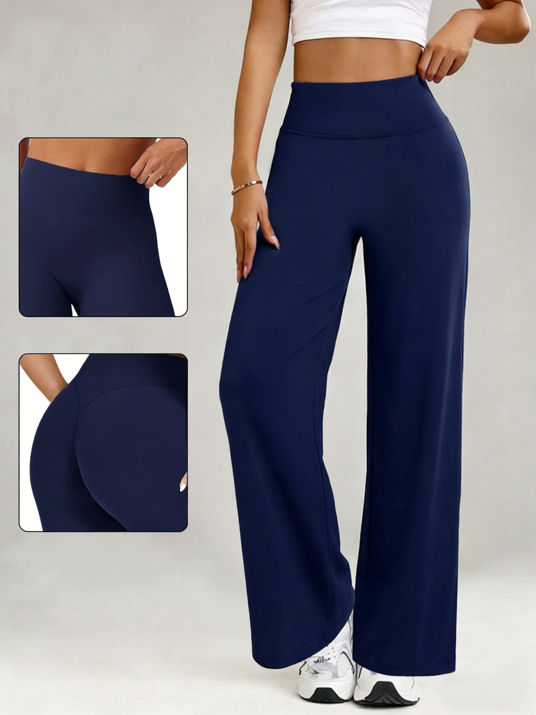 Damen Sportliche Hochbund-Hose EB